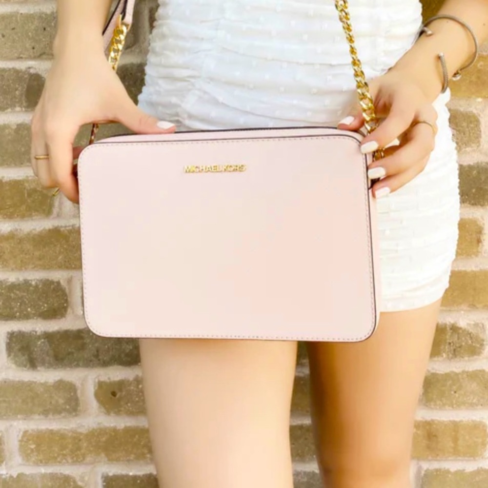Michael Kors Jet Set Crossbody pink